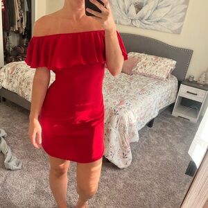 Red dress